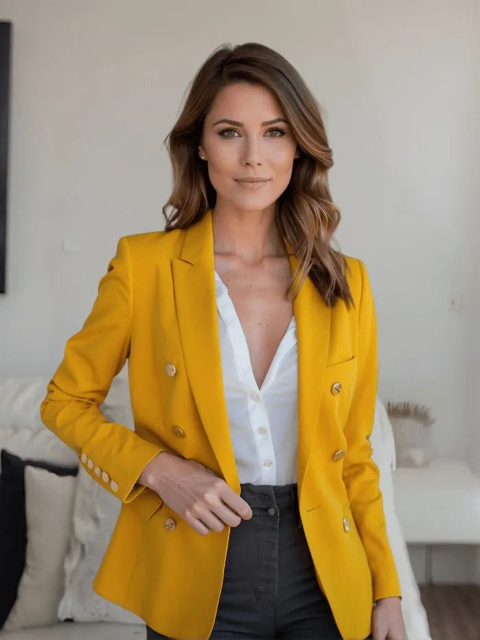 ModeGeist | Blazer Komfortabel Elegant Hochwertige Materialien Perfekt für Geschäft und Abendveranstaltungen