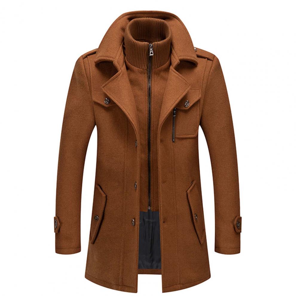 Elegantes zweiteiliges Herren-Wintermantel-Set - DAAN Kollektion