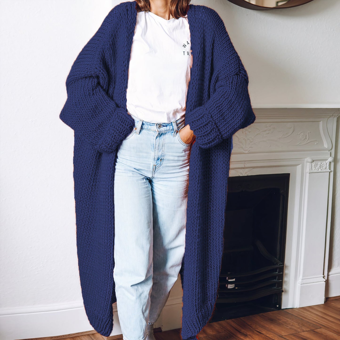Daria Langarm Strickjacke