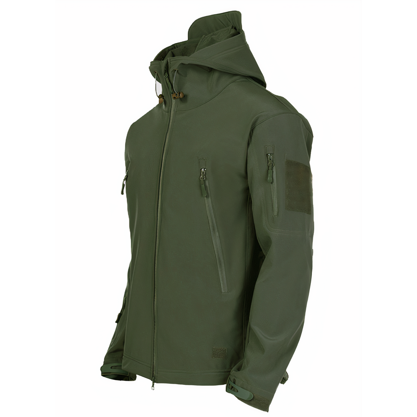 ModeGeist | Wasserdichte Militärjacke mit Kapuze