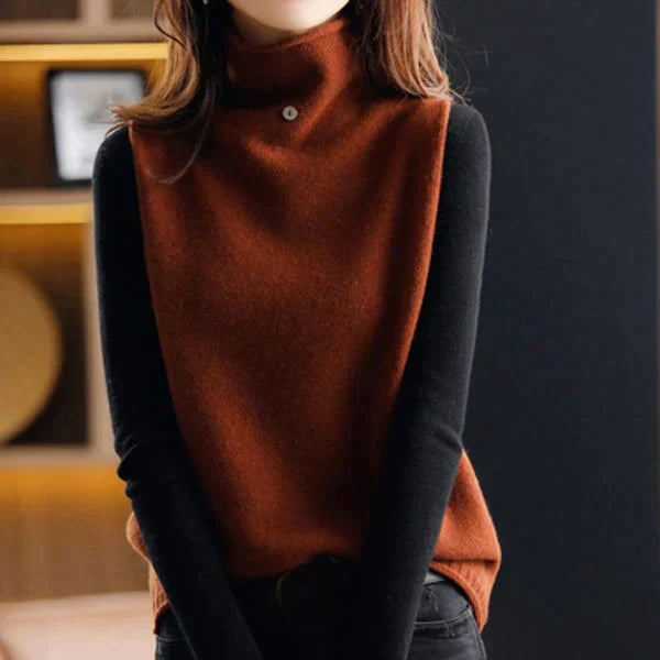 ModeGeist | Rollkragenweste für Klassische Looks