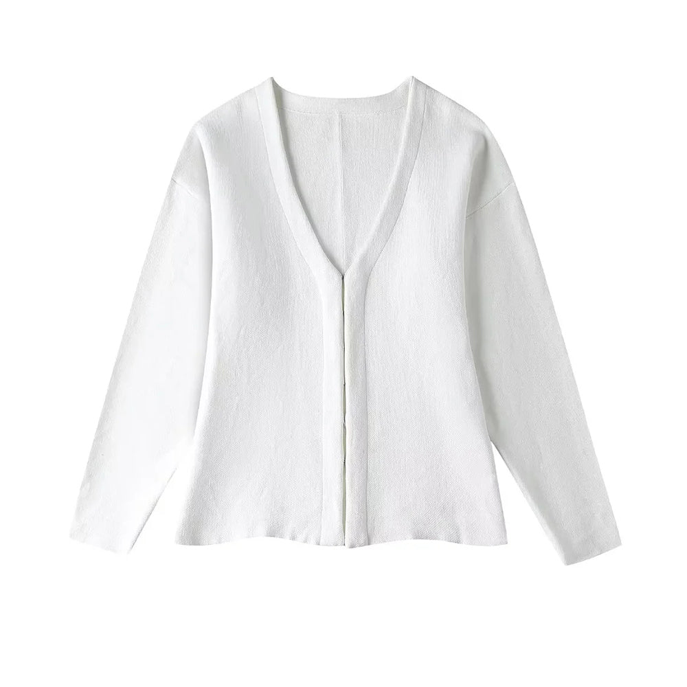 ModeGeist | Minimalistischer Strick-Cardigan