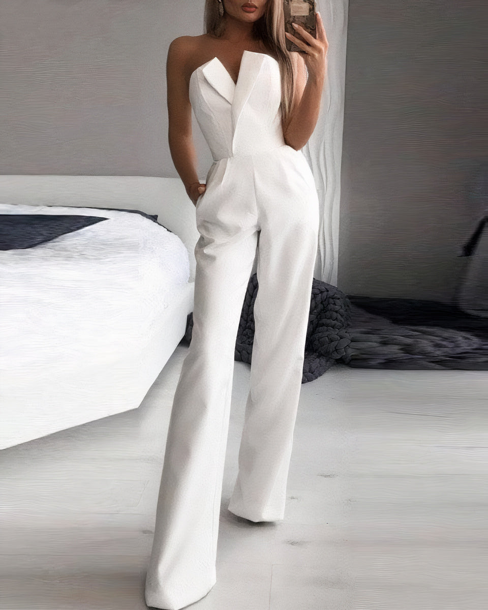 Dorte Jumpsuit ohne Ärmel