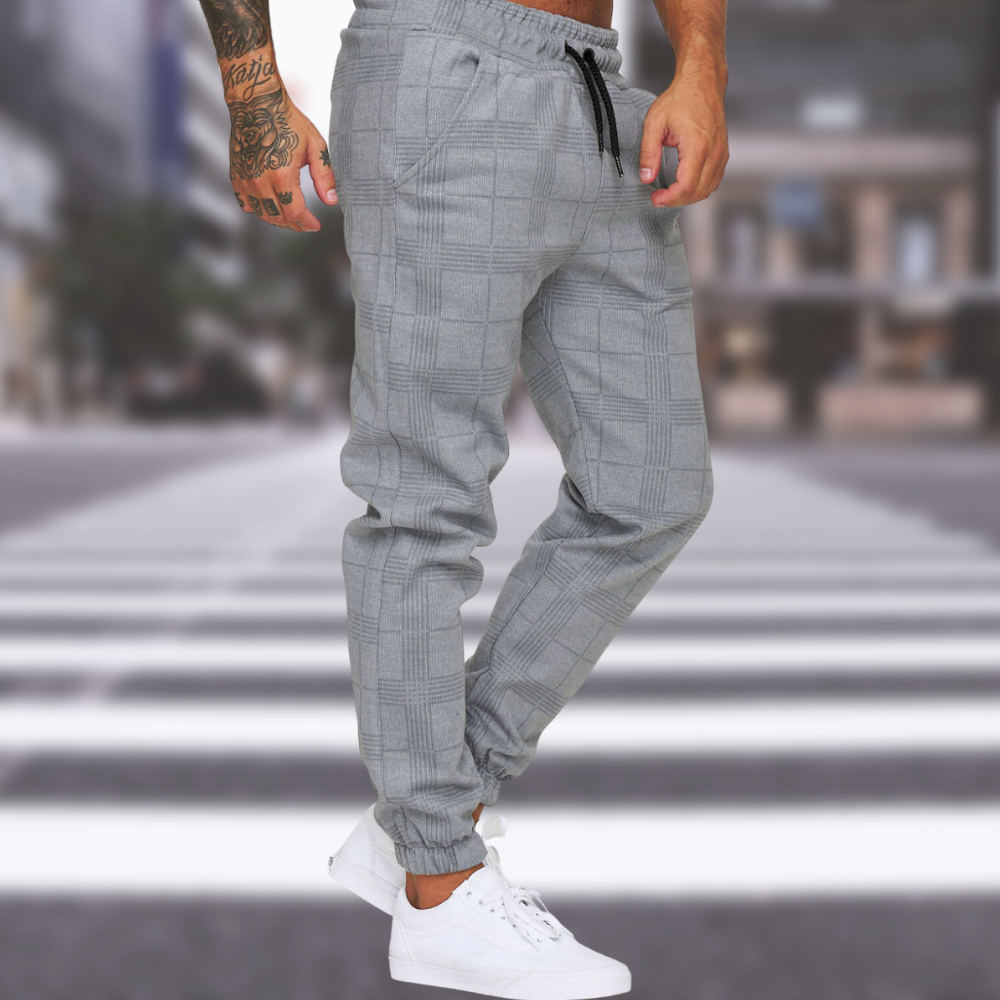 Mansel – Klassische Herrenhose im Karomuster
