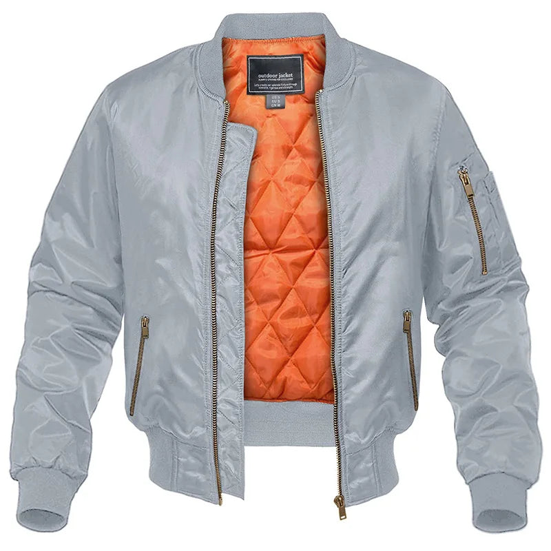 ModeGeist | Bomberjacke Im Sportlichen Stil