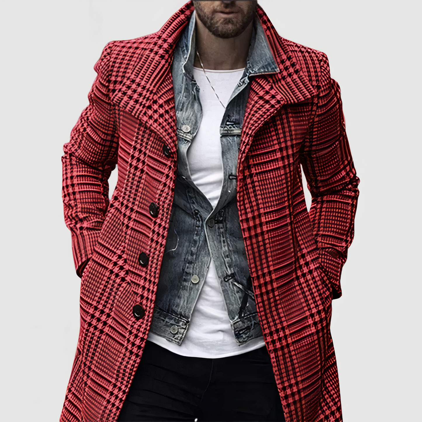ModeGeist | Karierter Kapmantel