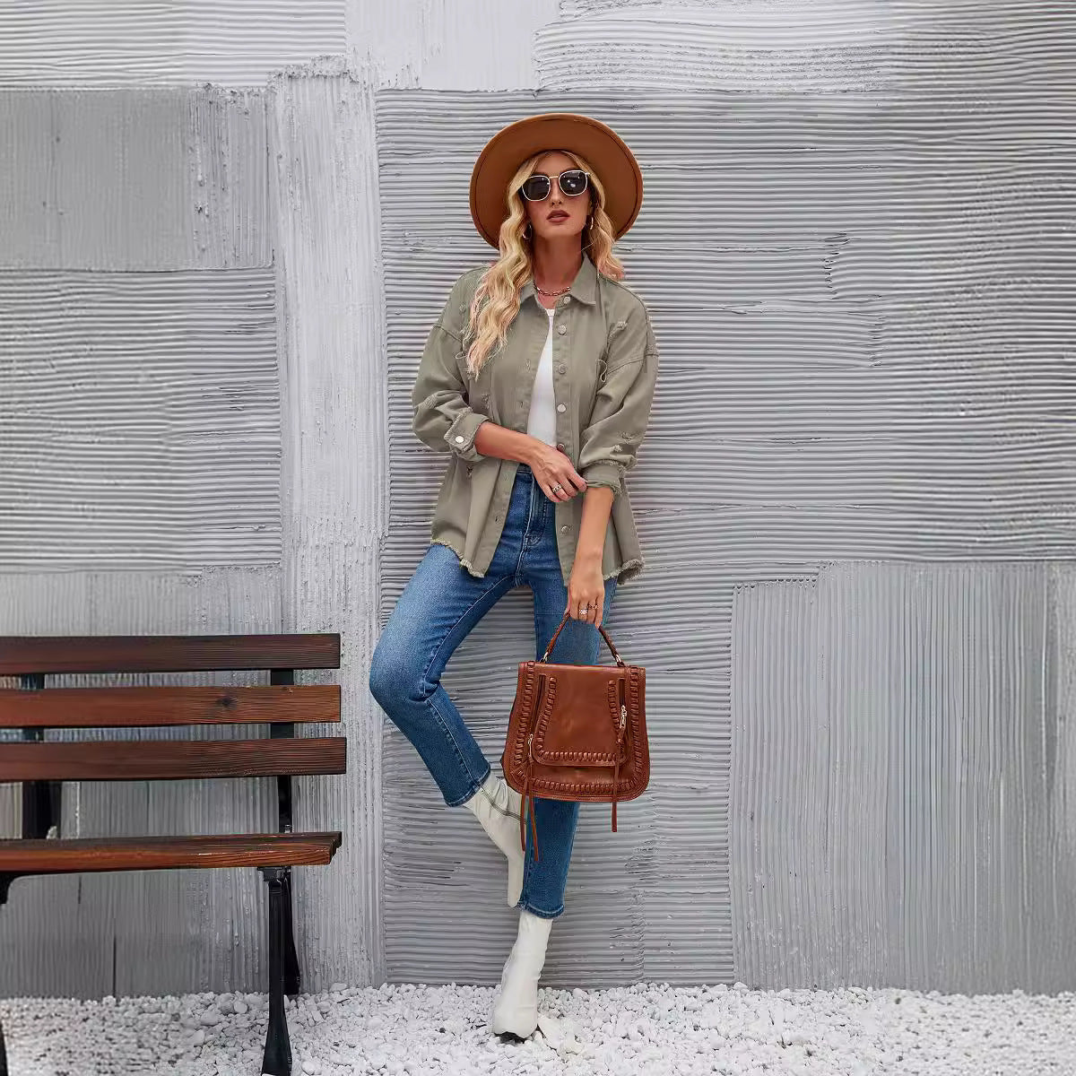 ModeGeist | Denimjacken mit Knöpfen, Herbst