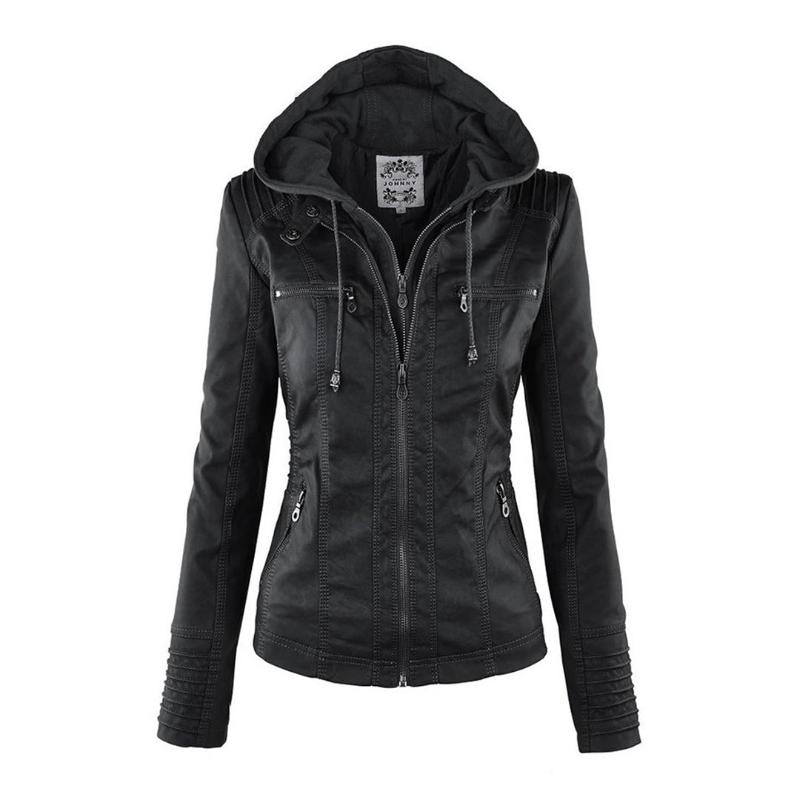 ModeGeist | Kurze Herbstjacke mit Kapuze und Reißverschlüssen