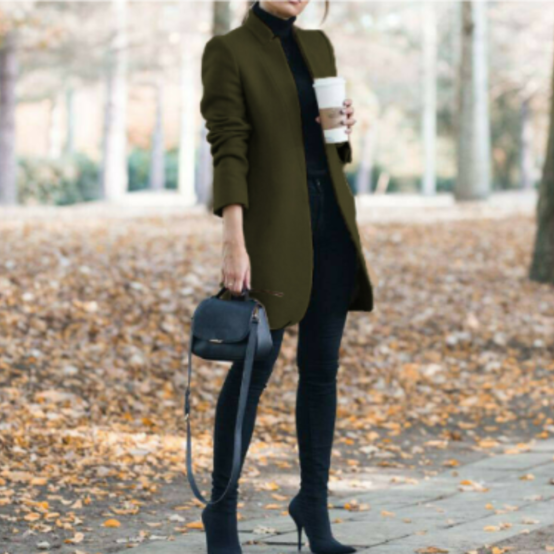 ModeGeist | Kurze Jacke ohne Kragen, Elegant