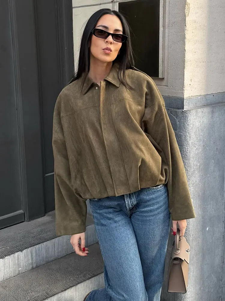 ModeGeist | Übergangsjacke Elegante Bluse, Stilvoll