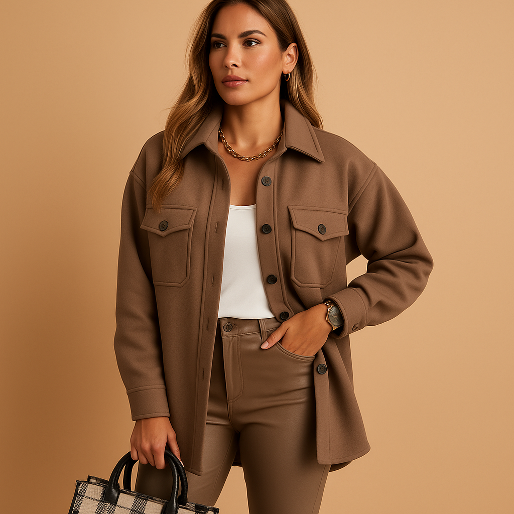 ModeGeist | Übergangsjacke mit Knöpfen und Taschen
