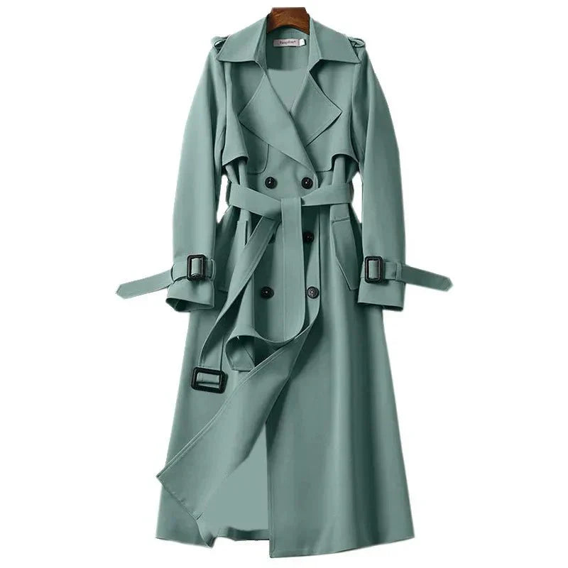 ModeGeist | Trenchcoat mit Gürtel und Doppelknopf