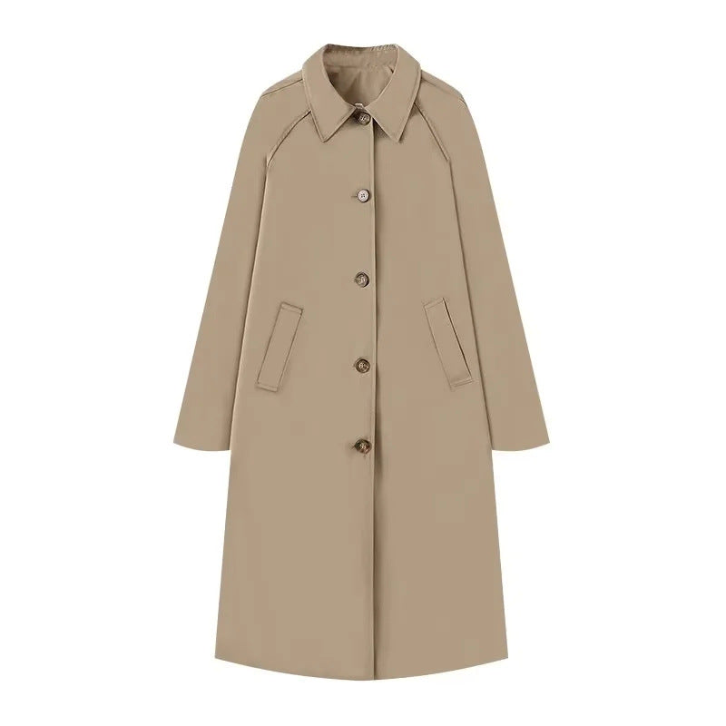 ModeGeist | Trenchcoats mit Knopfverschluss, Lang