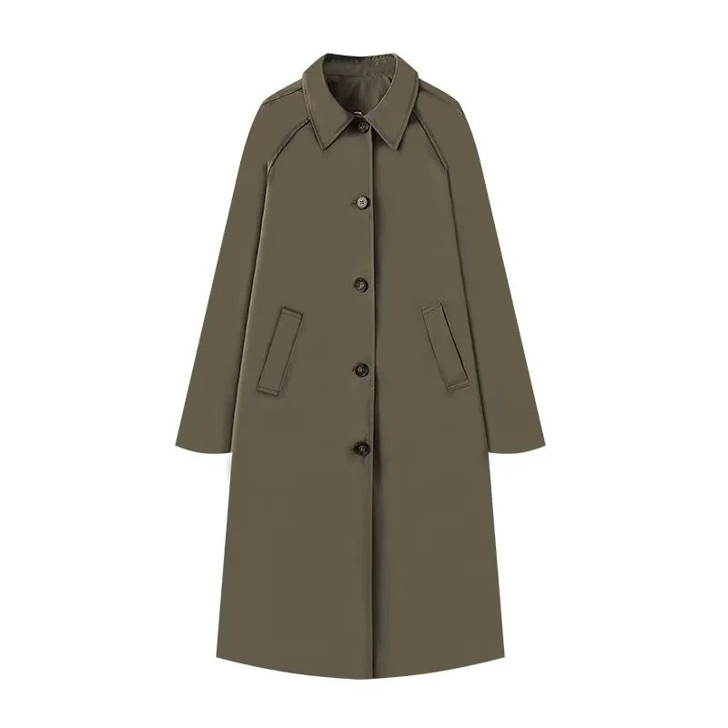 ModeGeist | Trenchcoats mit Knopfverschluss, Lang