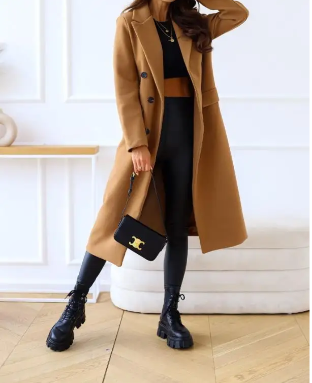 ModeGeist | Winterjacke Lang Gefüttert, Zeitloser Schnitt