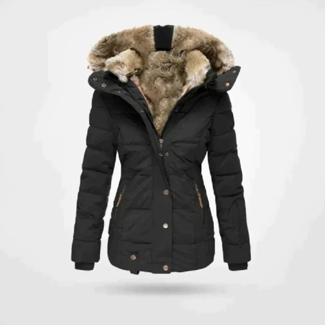 ModeGeist | Winterjacke Kurz Gefüttert, Taillierte Passform