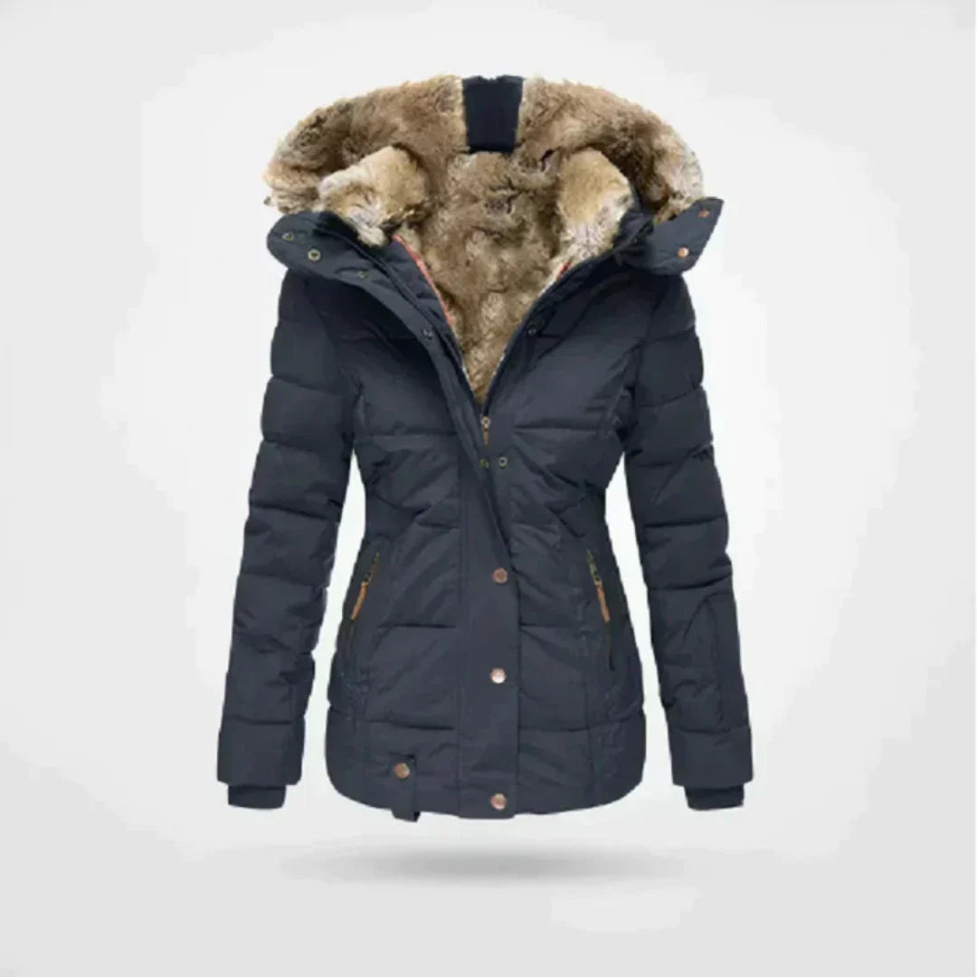 ModeGeist | Winterjacke Kurz Gefüttert, Taillierte Passform