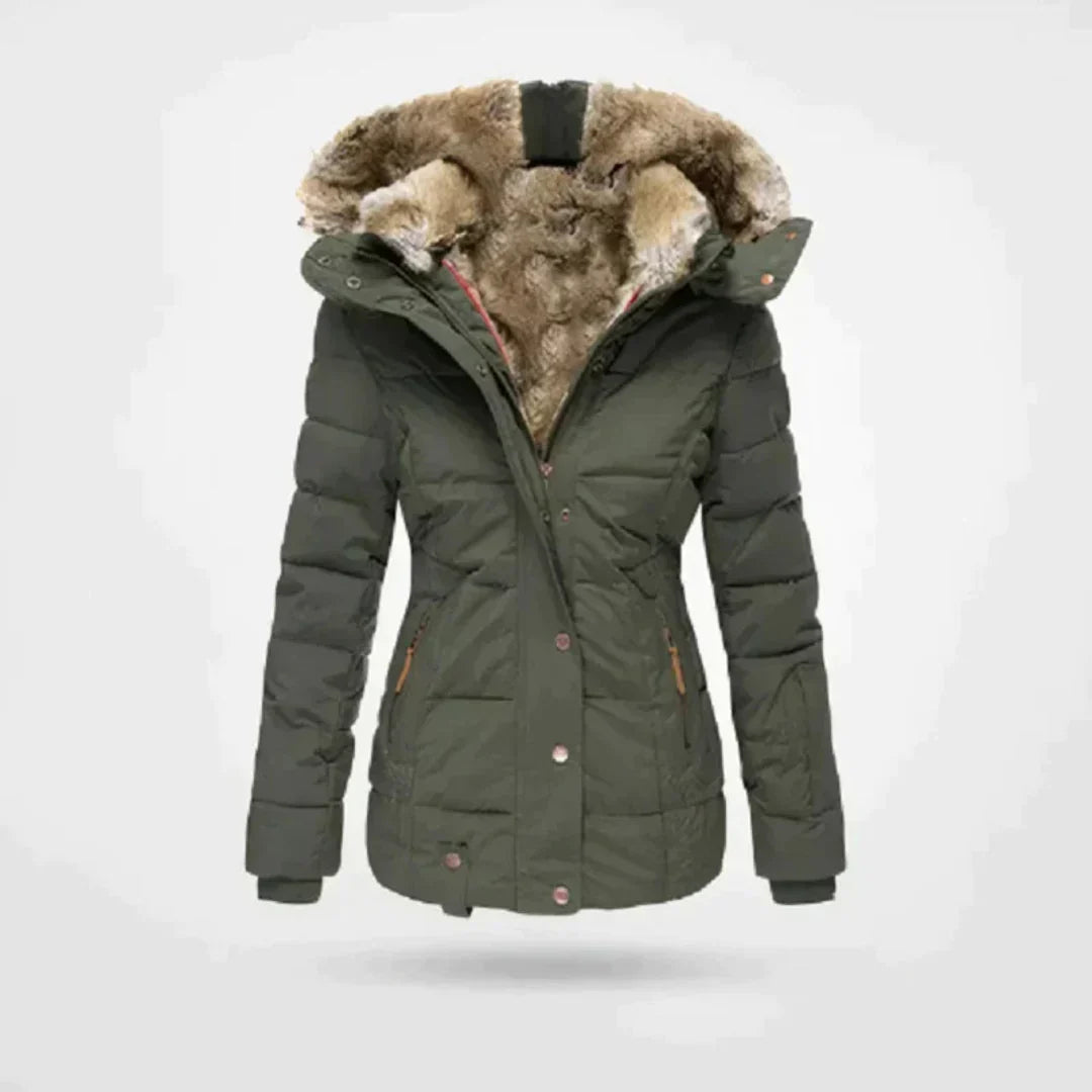 ModeGeist | Winterjacke Kurz Gefüttert, Taillierte Passform