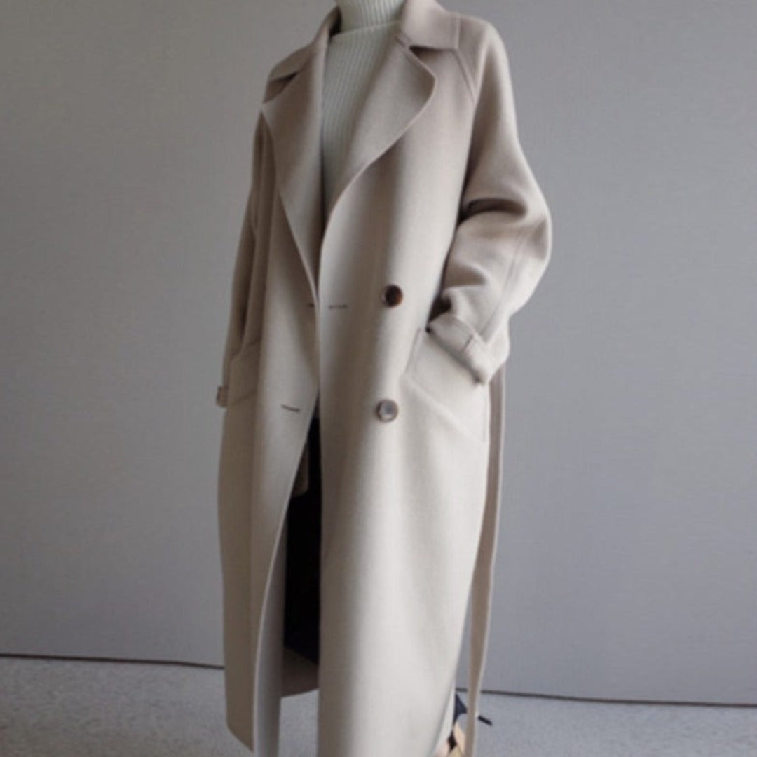ModeGeist | Winterjacke mit Gürtel, Lang