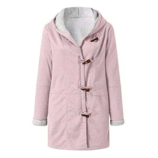 ModeGeist | Lässige Fleece-Gefütterte Jacke mit Kapuze