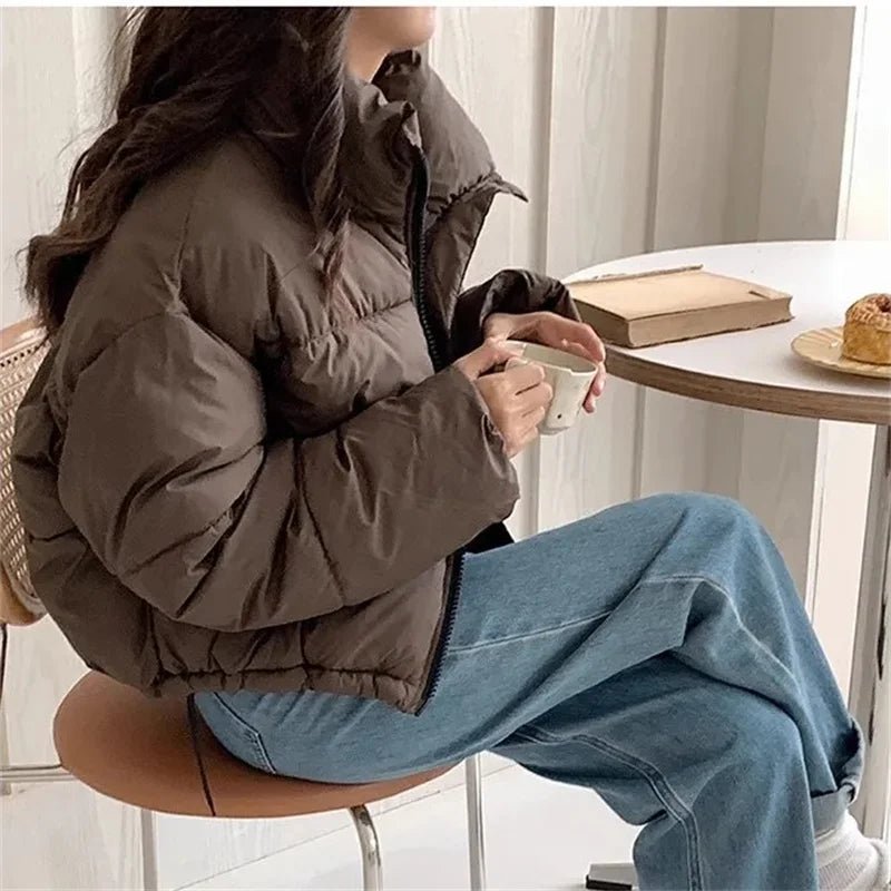 ModeGeist | Women's Leichter Warmer Puffermantel für Winterkomfort