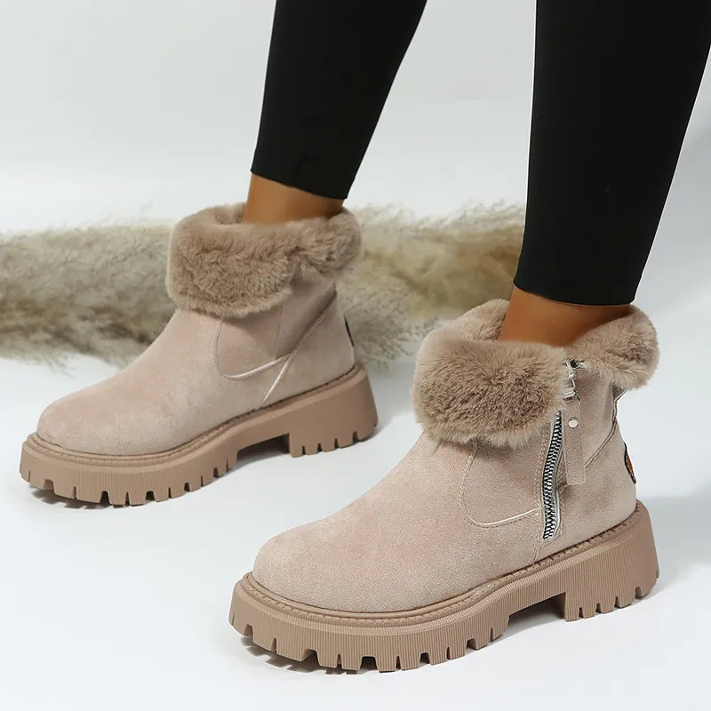 ModeGeist | Warme Samt Verstärkte Baumwollschuhe