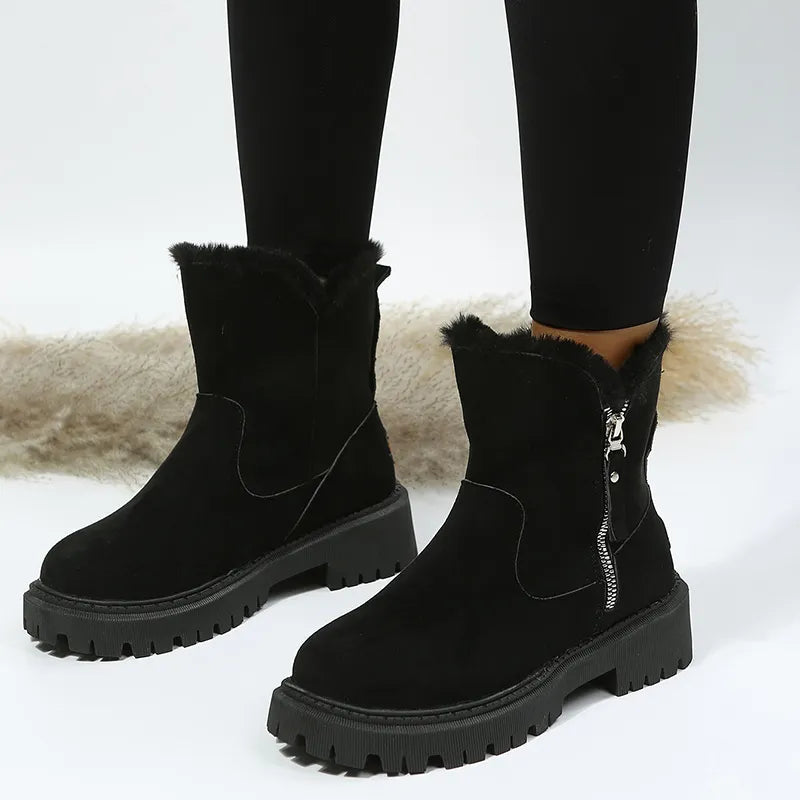 ModeGeist | Warme Samt Verstärkte Baumwollschuhe