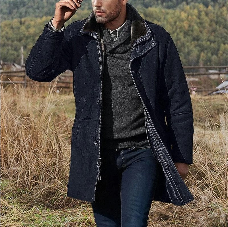 ModeGeist | Wildlederjacke Herren wasserabweisend