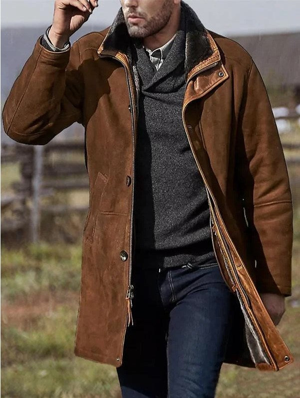 ModeGeist | Wildlederjacke Herren wasserabweisend