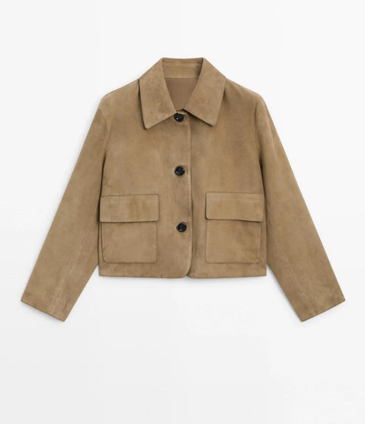 ModeGeist | Klassische Wildlederjacke