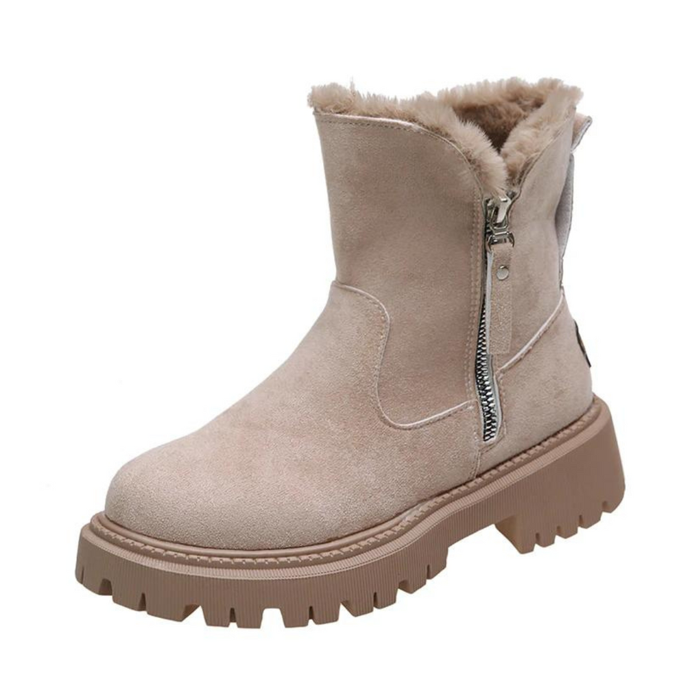 Gefütterte Stiefel von Mariana mit niedrigem Schaft
