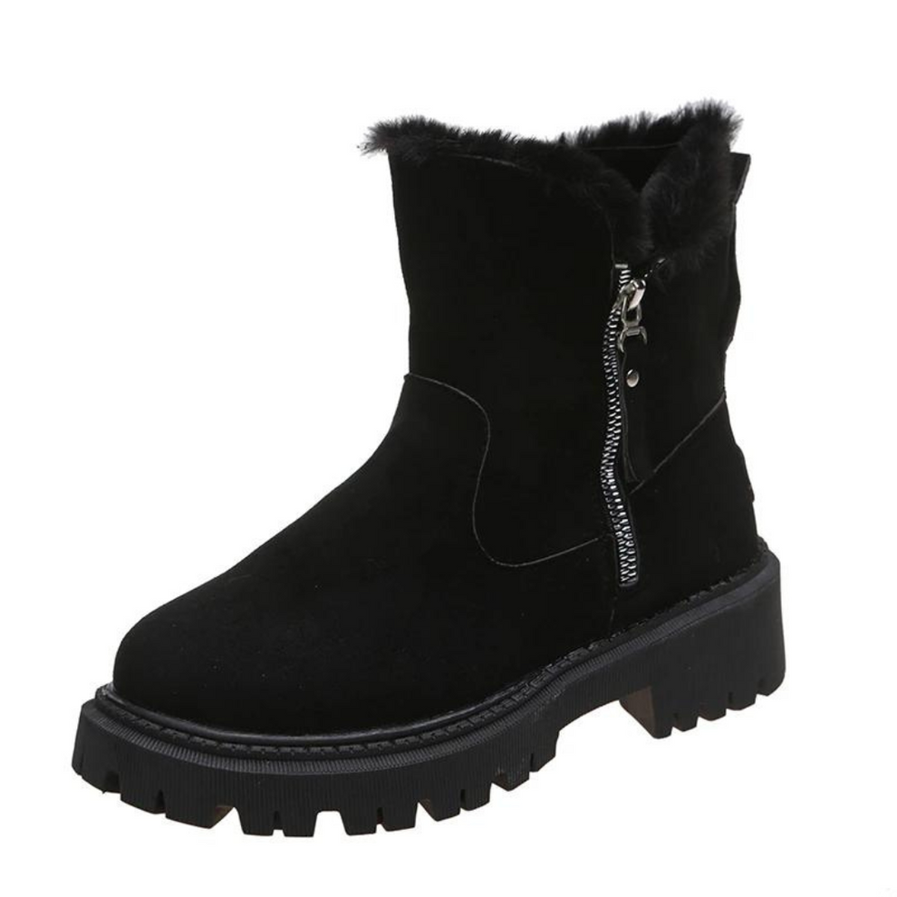 Gefütterte Stiefel von Mariana mit niedrigem Schaft