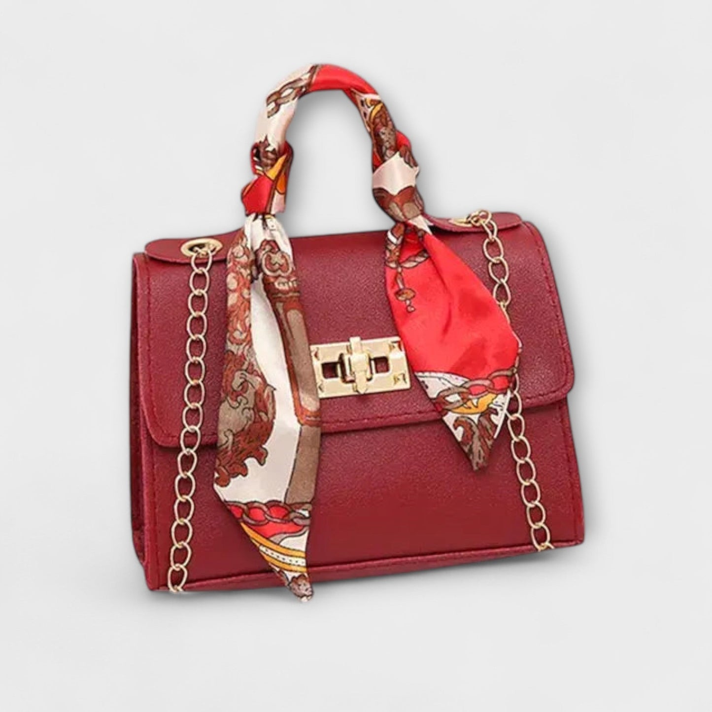 MODEGEIST Damen Handtasche Strukturiert Elegant Abnehmbare Kette