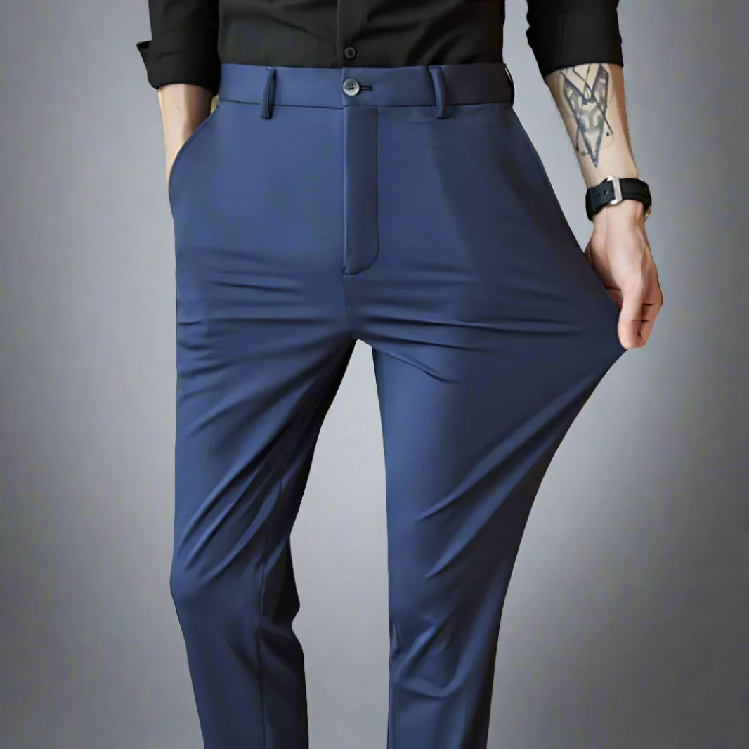 Herren-Slim-Fit-Hosen von Jerom mit elastischem Bund