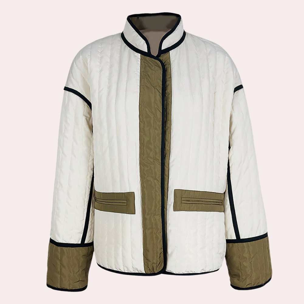 ModeGeist | Elegante Texturierte Herbstjacke für Damen
