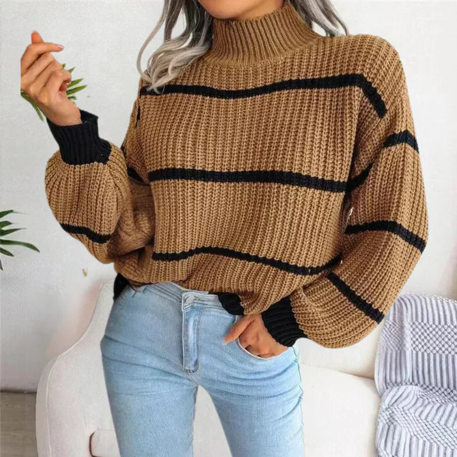 Eleganter, weicher Damenpullover aus Baumwolle