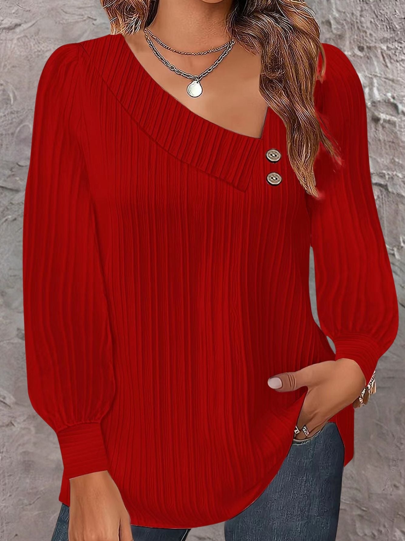 Edna Plissee Top