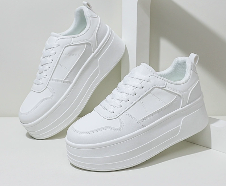 ModeGeist | Damen Sneaker mit Dicker Plateausohle