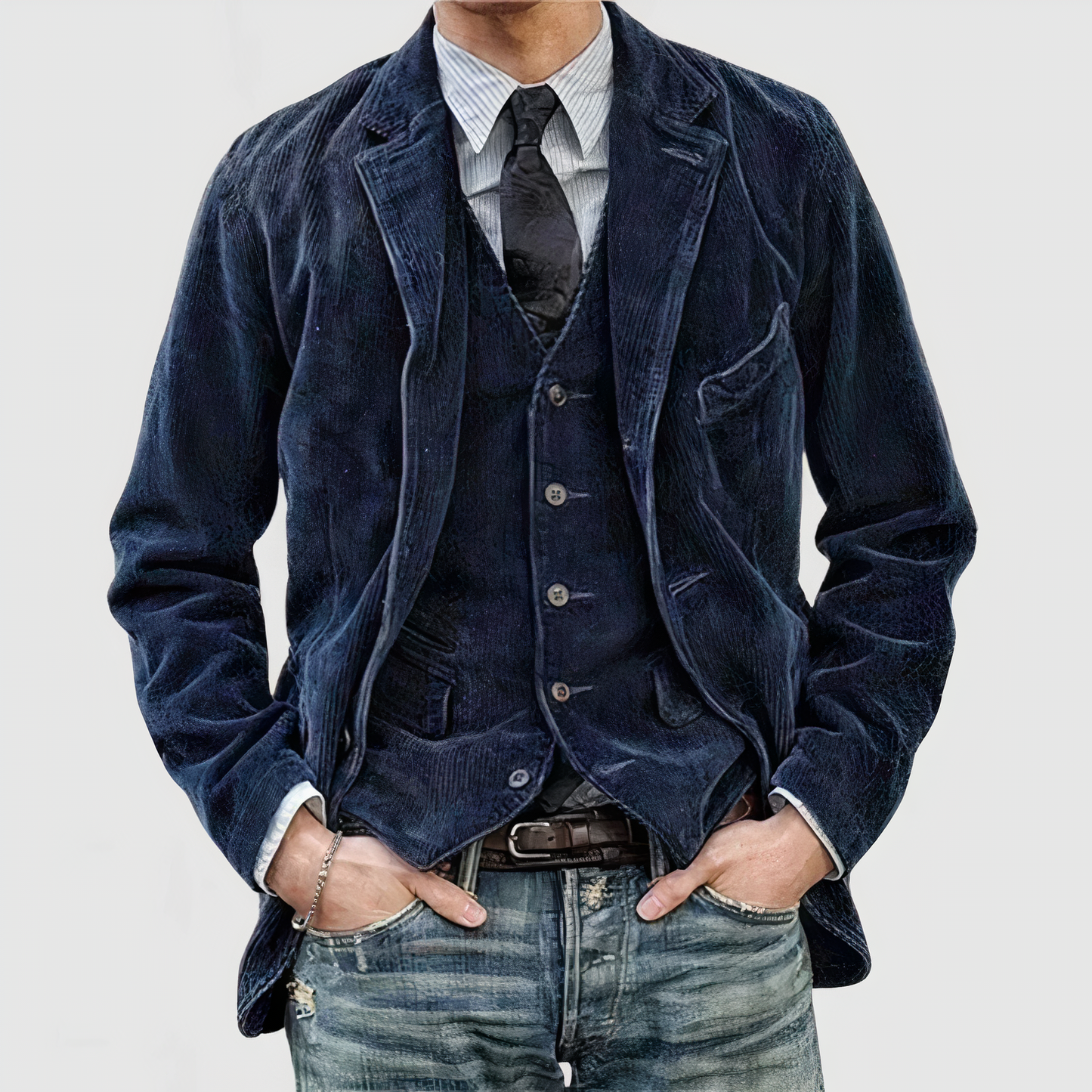 Lockere Cordjacke: Modell Elliot