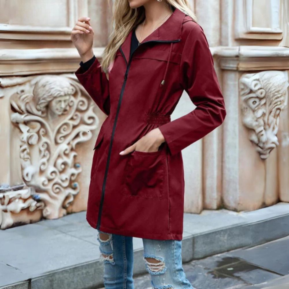 Elegantes Damen Windbreaker-Mantel - Elsa
