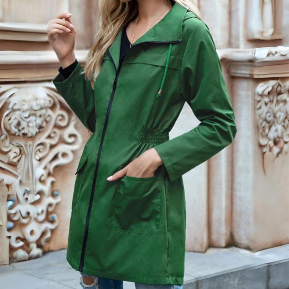 Elegantes Damen Windbreaker-Mantel - Elsa