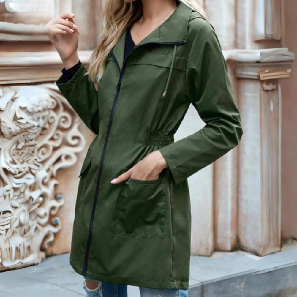 Elegantes Damen Windbreaker-Mantel - Elsa