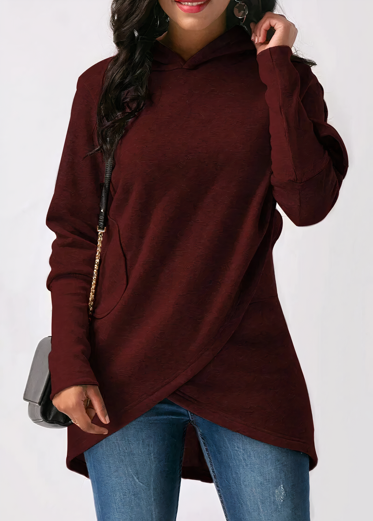 Moderner asymmetrischer Hoodie - Emersyn