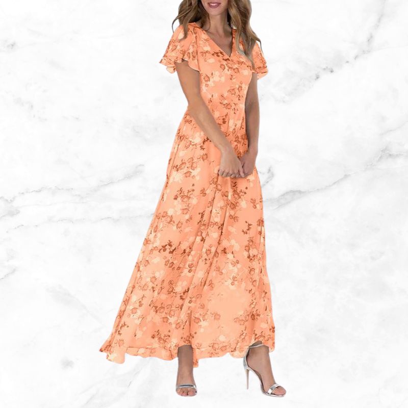 Enora Vintage Flower Dress