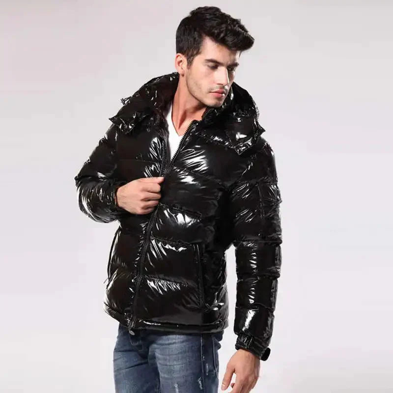 Männer Winterjacke mit abnehmbarer Kapuze - Ervin