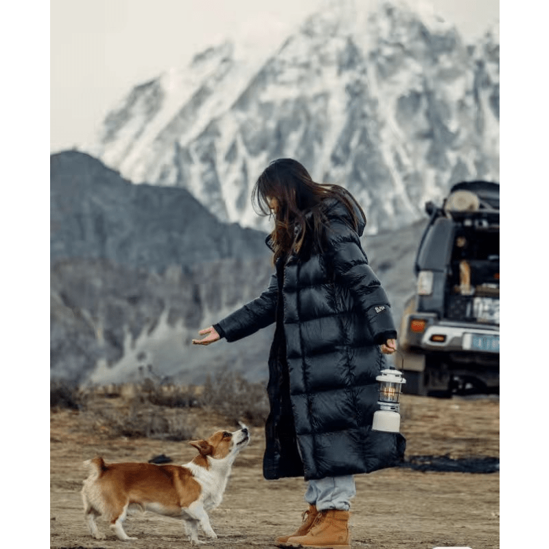 ModeGeist | Warme, wasserdichte Daunen-Winterjacke für Damen