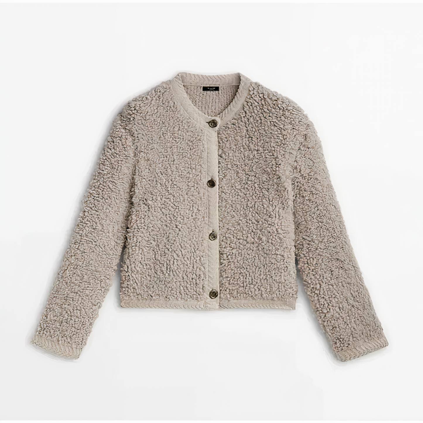Lammwolle Strickjacke - Modell Eva