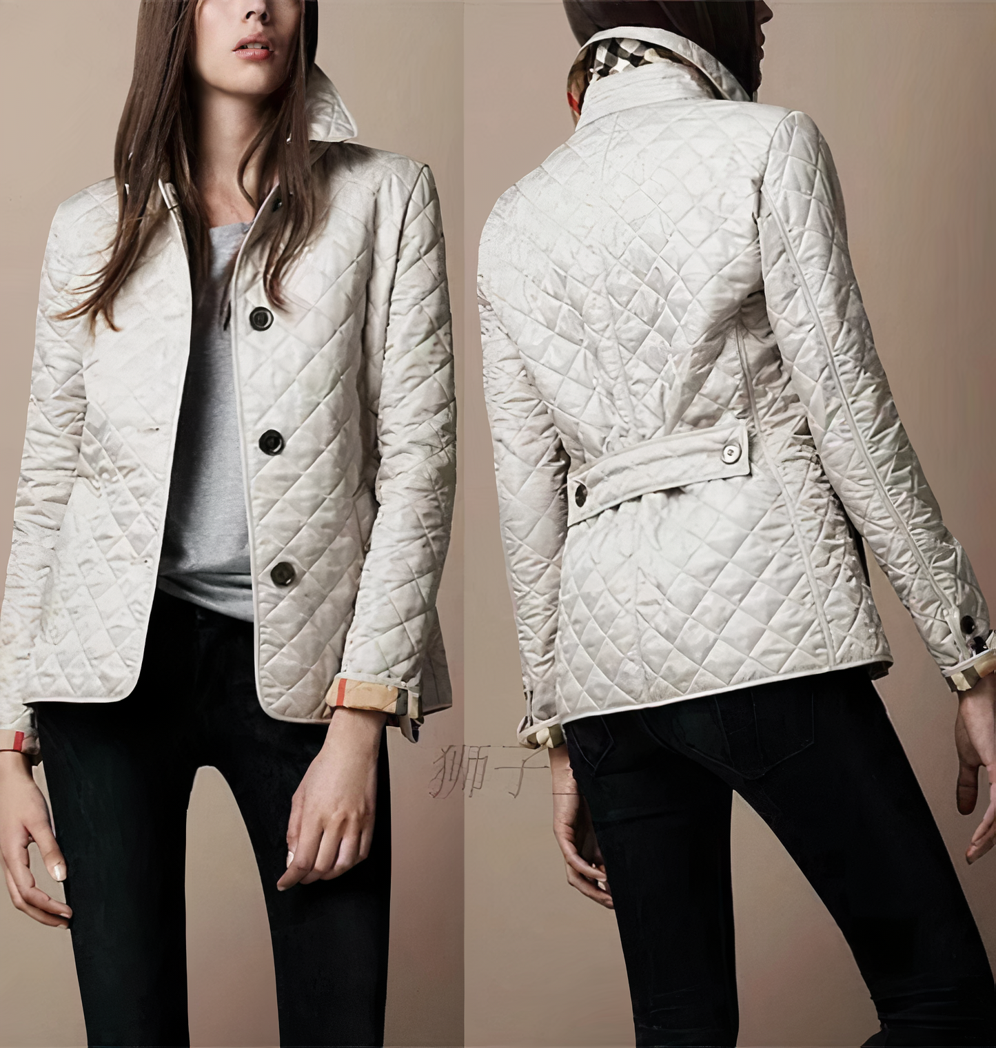 Damenjacke aus Seide und Baumwolle – Modell Evelyn
