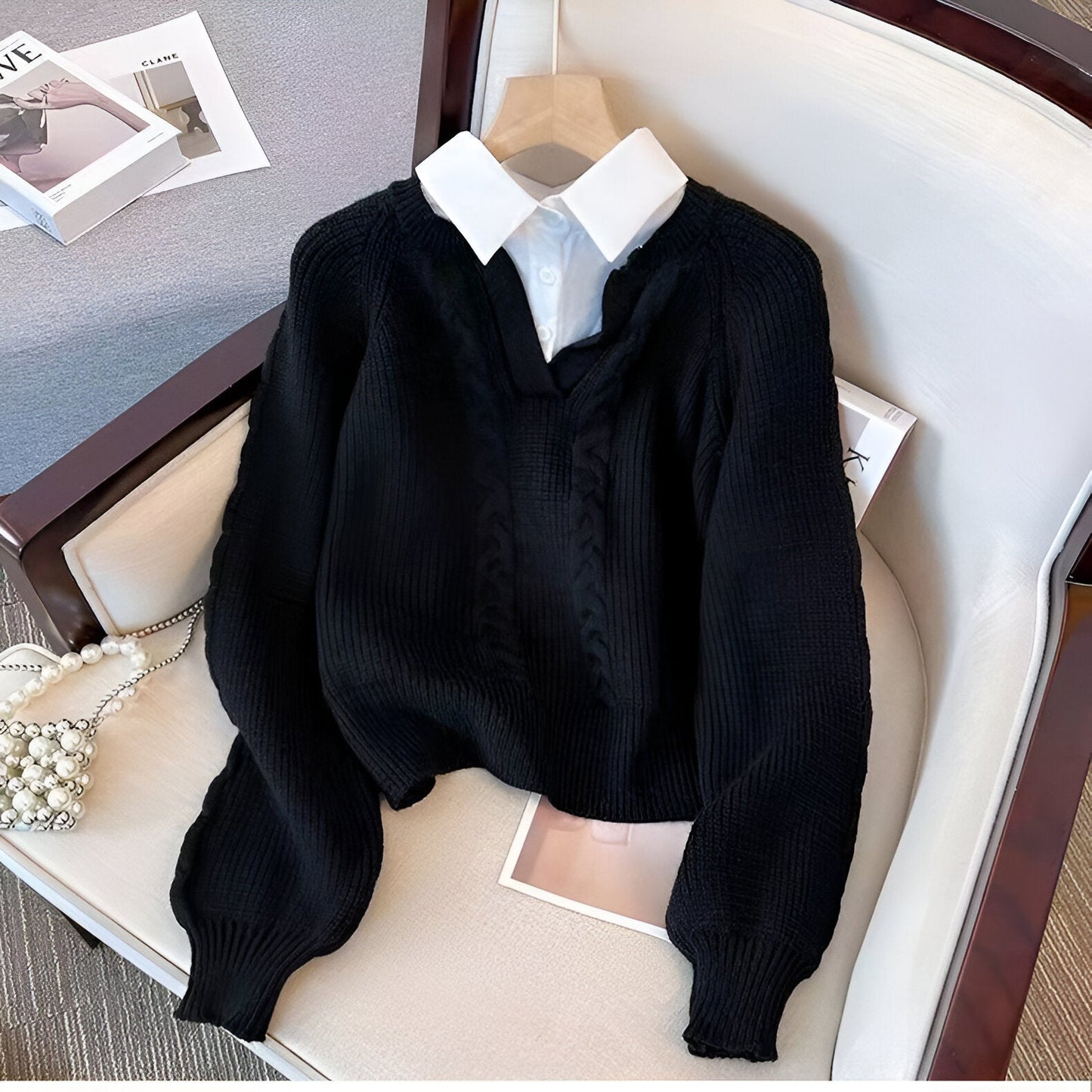 Emanuela:  Zwei Damenpullover im japanischen Lazy-Retro-Design
