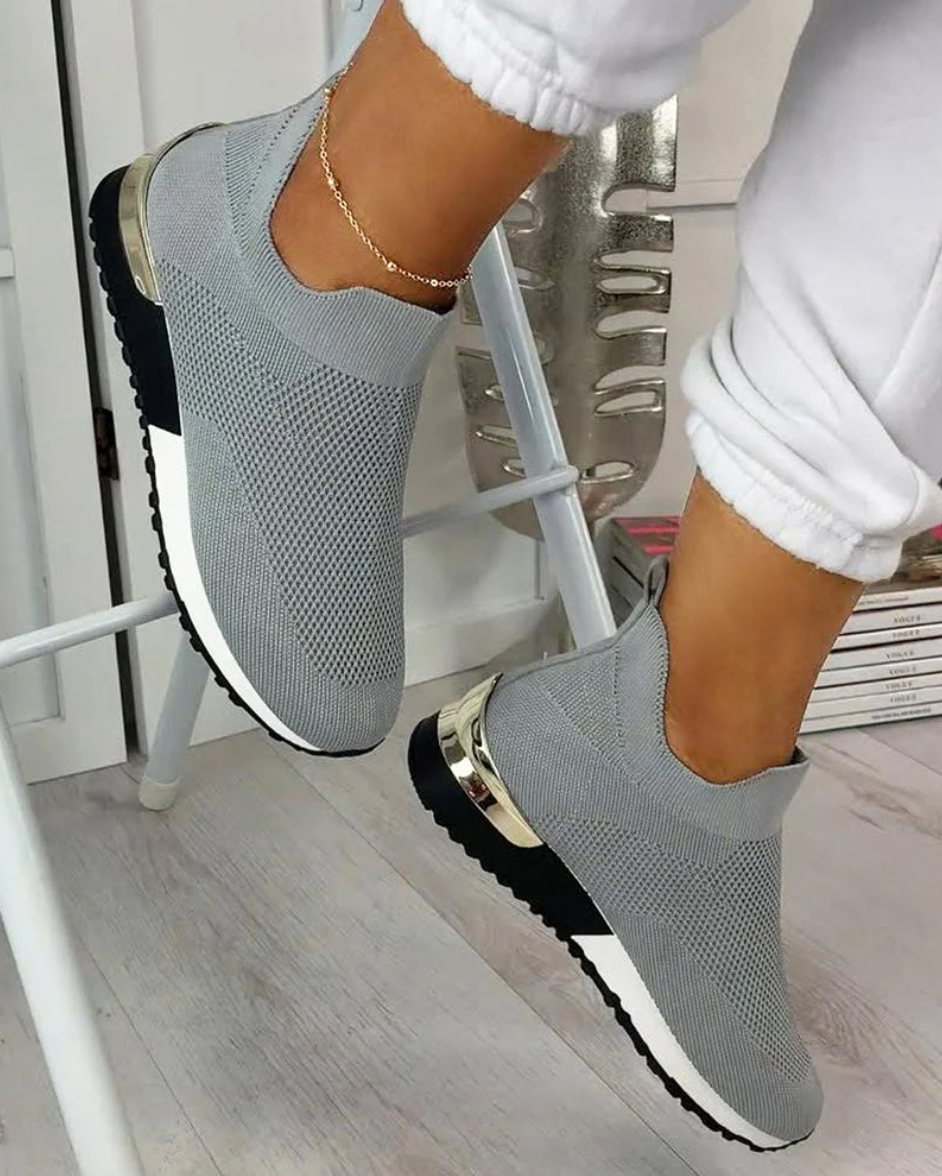 Jana Women's Breathable, Stylish, and Comfortable Elastic Slip-On Sneakers